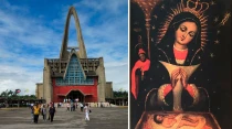 Basu00edlica de Nuestra Seu00f1ora de Altagracia e imagen de la Virgen de Altagracia. Cru00e9dito: Wikipedia
