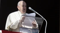 El Papa Francisco en el rezo del u00c1ngelus. Foto: Vatican Media