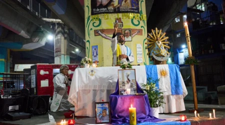 Misa por el Papa Francisco en el Barrio Mugica