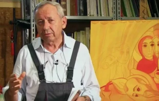 P. Marko Rupnik. Crédito: Cortesía de la Diócesis de Roma.